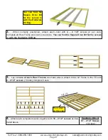 Предварительный просмотр 9 страницы OLT 12x12 Space Maker Garden Shed with Plywood Roof & AK Siding Assembly Manual