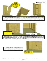 Preview for 13 page of OLT 12x12 Space Maker Garden Shed with Plywood Roof & AK Siding Assembly Manual