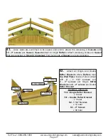 Preview for 27 page of OLT 12x12 Space Maker Garden Shed with Plywood Roof & AK... Assembly Manual