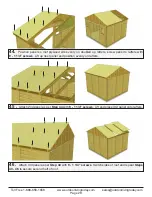 Preview for 29 page of OLT 12x12 Space Maker Garden Shed with Plywood Roof & AK... Assembly Manual