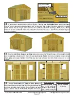 Preview for 37 page of OLT 12x12 Space Maker Garden Shed with Plywood Roof & AK... Assembly Manual