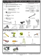 Preview for 6 page of OLT 12x12 SpaceMaker Garden Shed Assembly Manual