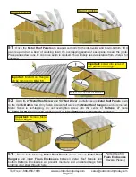 Предварительный просмотр 32 страницы OLT 12x12 SpaceMaker Garden Shed Assembly Manual