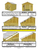 Предварительный просмотр 38 страницы OLT 12x12 SpaceMaker Garden Shed Assembly Manual