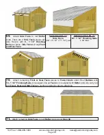 Предварительный просмотр 39 страницы OLT 12x12 SpaceMaker Garden Shed Assembly Manual