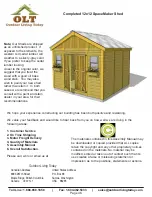 Preview for 46 page of OLT 12x12 SpaceMaker Garden Shed Assembly Manual