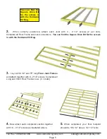 Предварительный просмотр 5 страницы OLT 12x12 SunShed Assembly Manual