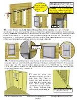 Preview for 9 page of OLT 12x12 SunShed Assembly Manual