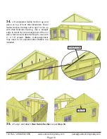 Preview for 16 page of OLT 12x12 SunShed Assembly Manual