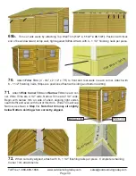 Preview for 30 page of OLT 12x12 SunShed Assembly Manual