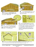 Предварительный просмотр 35 страницы OLT 12x12 SunShed Assembly Manual