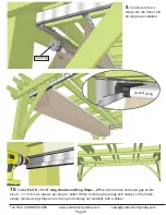 Предварительный просмотр 9 страницы OLT 12x16 Breeze Pergola Assembly Manual