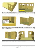 Preview for 12 page of OLT 12x16 SunShed Assembly Manual