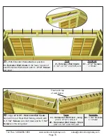 Preview for 15 page of OLT 12x4 SpaceSaver Shed Assembly Manual