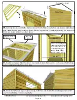 Preview for 19 page of OLT 12x4 SpaceSaver Shed Assembly Manual