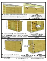 Preview for 29 page of OLT 12x4 SpaceSaver Shed Assembly Manual