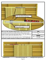 Preview for 30 page of OLT 12x4 SpaceSaver Shed Assembly Manual