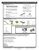 Preview for 3 page of OLT 12x8 Cabana Garden Shed Assembly Manual