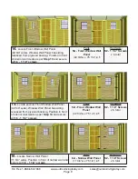 Preview for 9 page of OLT 12x8 Cabana Garden Shed Assembly Manual