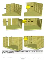 Preview for 14 page of OLT 12x8 Cabana Assembly Manual