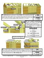 Preview for 24 page of OLT 12x8 Cabana Assembly Manual