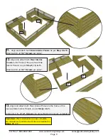 Preview for 9 page of OLT 12'x8' Garden In A Box Assembly Manual