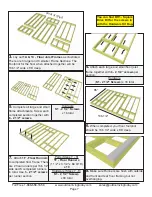 Предварительный просмотр 7 страницы OLT 12x8 Studio Garden Assembly Manual