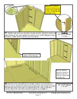 Предварительный просмотр 11 страницы OLT 12x8 Studio Garden Assembly Manual