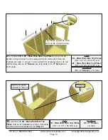 Предварительный просмотр 13 страницы OLT 12x8 Studio Garden Assembly Manual