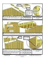 Предварительный просмотр 14 страницы OLT 12x8 Studio Garden Assembly Manual