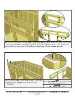 Предварительный просмотр 18 страницы OLT 12x8 Studio Garden Assembly Manual