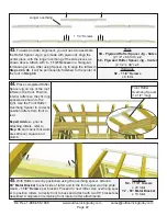 Предварительный просмотр 22 страницы OLT 12x8 Studio Garden Assembly Manual