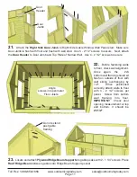 Preview for 11 page of OLT 6x6 Little Cedar Playhouse Assembly Manual