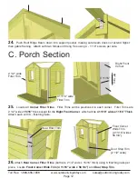 Preview for 12 page of OLT 6x6 Little Cedar Playhouse Assembly Manual