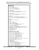 Preview for 4 page of OLT 6x6 Maximizer Storage Shed Assembly Manual