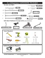 Preview for 5 page of OLT 6x6 Maximizer Storage Shed Assembly Manual