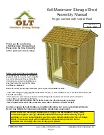 OLT 6x6 Maximizer Assembly Manual preview