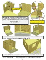 Предварительный просмотр 11 страницы OLT 8x12 Santa Rosa Assembly Manual