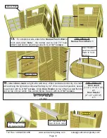 Предварительный просмотр 12 страницы OLT 8x12 Santa Rosa Assembly Manual