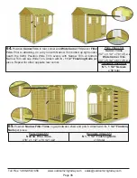 Предварительный просмотр 36 страницы OLT 8x12 Santa Rosa Assembly Manual