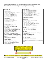 Preview for 2 page of OLT 8x12 SpaceMaker Garden Shed Assembly Manual