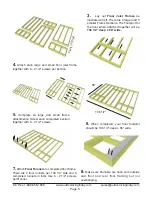 Предварительный просмотр 5 страницы OLT 8x12 SpaceMaker Garden Shed Assembly Manual