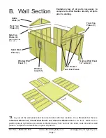 Preview for 7 page of OLT 8x12 SpaceMaker Garden Shed Assembly Manual