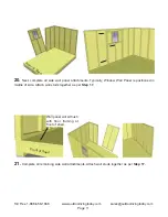 Preview for 11 page of OLT 8x12 SpaceMaker Garden Shed Assembly Manual