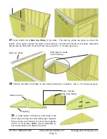 Preview for 14 page of OLT 8x12 SpaceMaker Garden Shed Assembly Manual