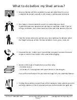 Preview for 2 page of OLT 8x12 SpaceMaker Assembly Manual