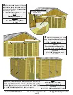 Preview for 36 page of OLT 8x12 SpaceMaker Assembly Manual