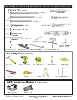 Preview for 5 page of OLT 8x4 GardenSaver Assembly Manual