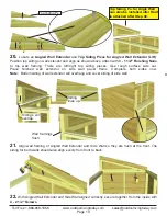 Preview for 13 page of OLT 8x4 GardenSaver Assembly Manual