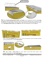 Preview for 36 page of OLT 8x4 GardenSaver Assembly Manual